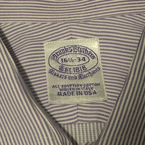Brooks Brothers Shirt Men's XXL Makers and Merchants Egyptian Cotton Button Down - Picture 2 of 7